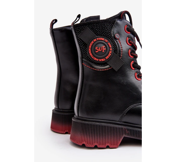 Dětské zateplené Botky černé model 21632811 - EVENTO Dětské zateplené Botky černé model 21632811 - EVENTO