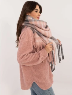 Šál AT SZ 231301.49 sivo-ružový