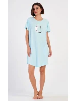 Dámské domácí šaty s krátkým rukávem Queen
