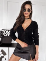 Dámsky sveter LILY čierny FashionStreet MY2035