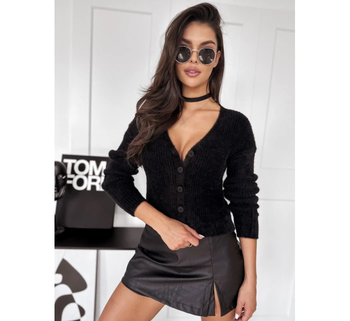 Dámsky sveter LILY čierny FashionStreet MY2035