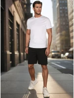 Pánské černé teplákové šortky Dstreet model 21987779 - FashionStreet