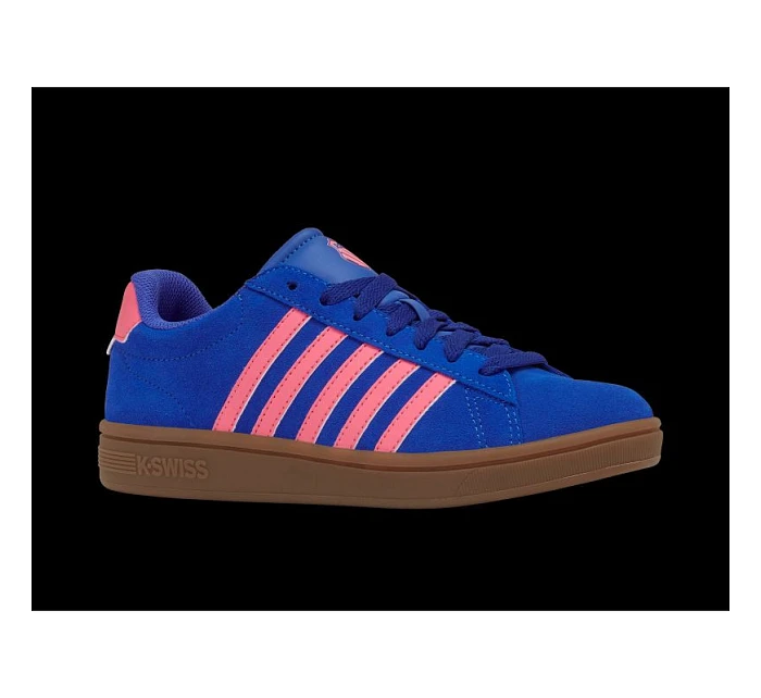 Tenisky K-swiss COURT TIEBRK II SDE DAZZLING BLUE/PINK LEMONADE/GUM-M (99492-480-M)