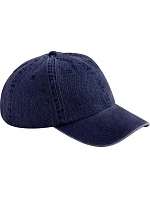 B 105 6 Panelová denim kšiltovka model 22456529 indigo - Beechfield B 105 6 Panelová denim kšiltovka model 22456529 indigo - Beechfield