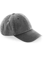 Beechfield B 655 6 panelová nízkoprofil kšiltovka "Vintage" 53.0655 vintage black