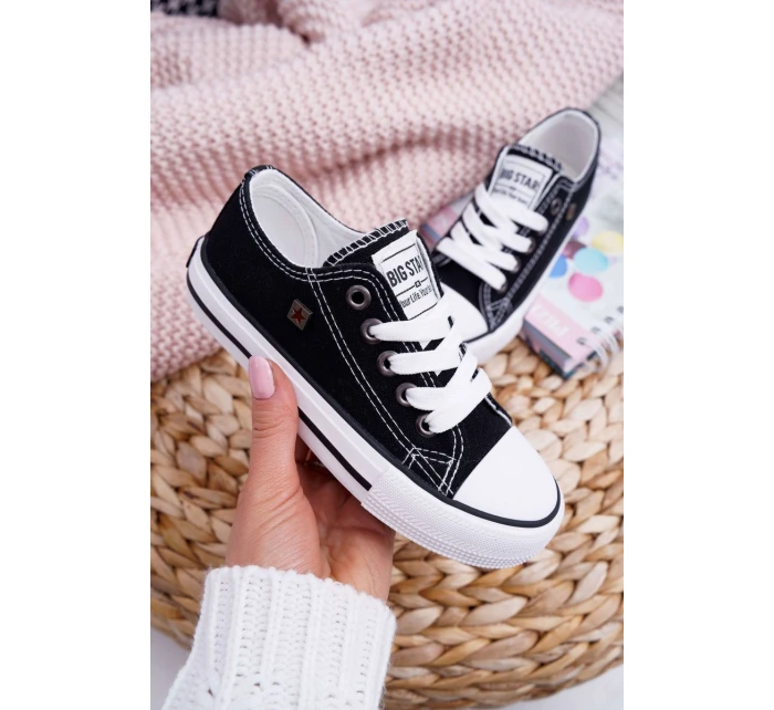 Trampki Dziecięce Big Star FF374206 Czarne Trampki Dziecięce Big Star FF374206 Czarne