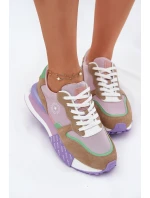 Semišové Dámské Tenisky Na Platformě Big Star model 21695289 HIPOLY SYSTEM Růžové - Big Star Shoes Semišové Dámské Tenisky Na Platformě Big Star model 21695289 HIPOLY SYSTEM Růžové - Big Star Shoes