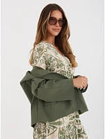 IT KR FL8897KSM.00 khaki kabát