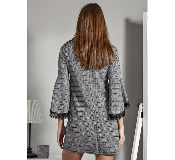 Šaty MI SK 17331.91 čiernobiele