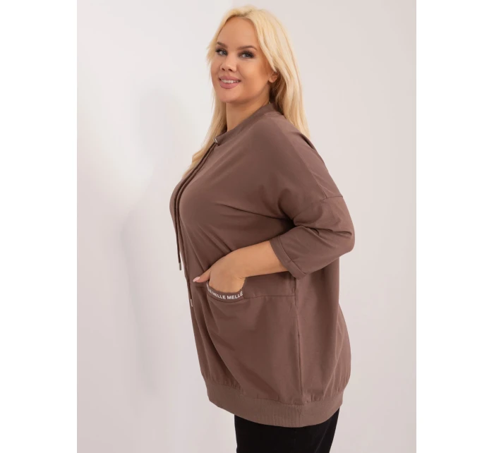 Bluzka RV BZ model 19572713 brązowy - FPrice Bluzka RV BZ model 19572713 brązowy - FPrice