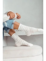 Dámske beztlakové ponožky s tenkými prúžkami 0200.059 Dámske beztlakové ponožky s tenkými prúžkami 0200.059