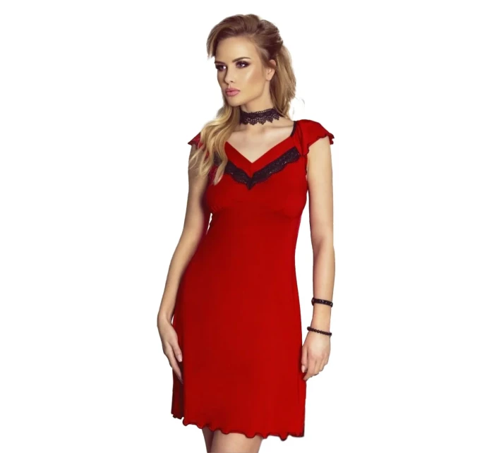 Nočná košeľa Flora red - ELDAR