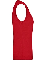 JN 656 Dámská svetrová vesta s výstřihem do V model 22487729 red - Daiber