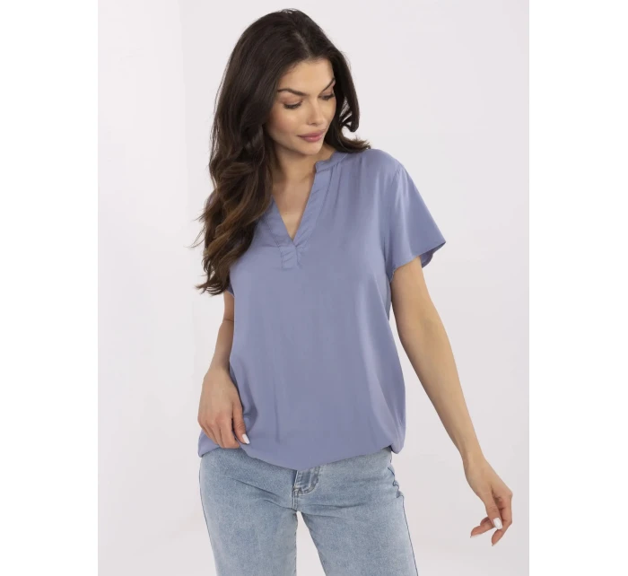 Blúzka D73761M11173A sivomodrá Blúzka D73761M11173A sivomodrá