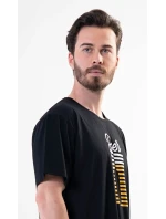 Pánska nočná košeľa s krátkym rukávom Beer