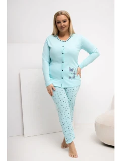 Pohodlné pyžamo pre plnoštíhly model 223306 Forever Pink