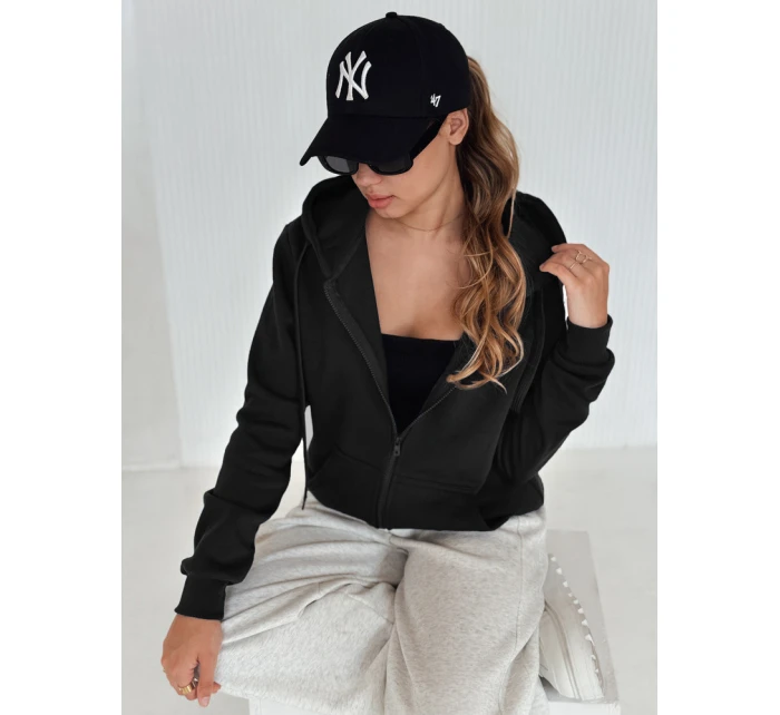 Dámska mikina VICTORIA čierna BY0327 Dámska mikina VICTORIA čierna BY0327