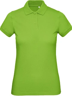 B&C Inspire Polo /women_° Dámské piqué polo z bio bavlny 01.0440 orchid green