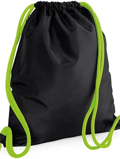 BagBase BG 110 Sportovní vak Icon 52.0110 black/lime green