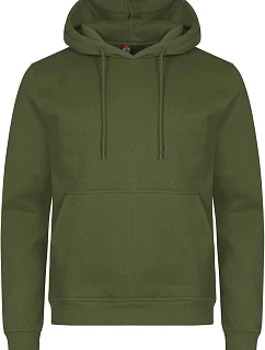 Clique Miami Hoody Unisex mikina s kapucňou 67.1031 armádna zelená