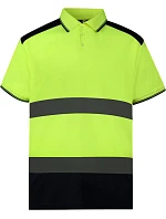 220 HiVis Piqué Polo hi vis model 22501613 - Yoko