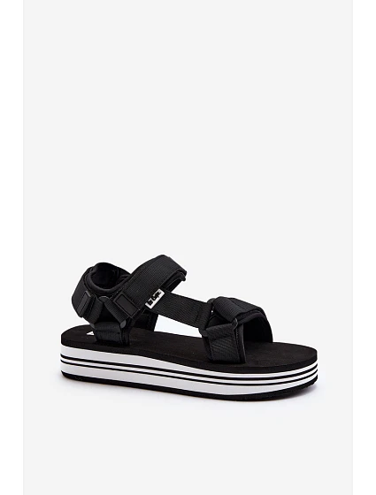 Dámské sandály na platformě model 21649075 Černé - Lee Cooper