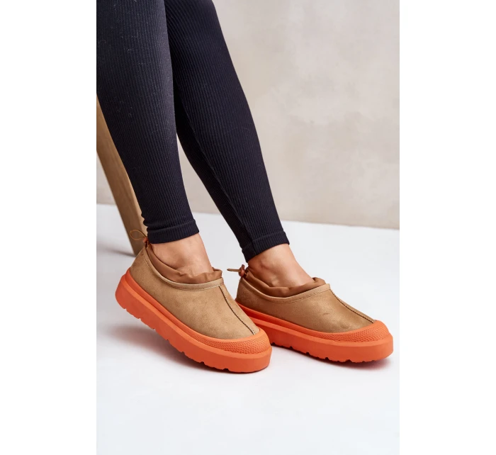 Dámské Sněhule Na Platformě S Svrškem Camel model 21676519 - Boto Dámské Sněhule Na Platformě S Svrškem Camel model 21676519 - Boto
