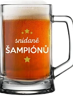 BREAKFAST OF CHAMPIONS - pivný pohár 0,5 l