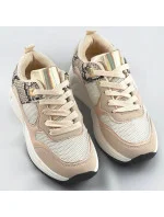 Béžové dámske športové topánky (6348) Béžové dámske športové topánky (6348)