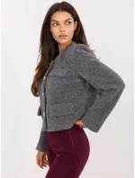 IT KR bunda FL9586.64 tmavo sivá IT KR bunda FL9586.64 tmavo sivá