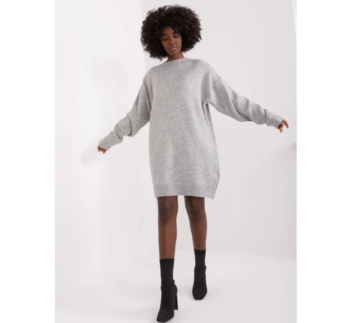 Sukienka LC SK model 19341653 szary - FPrice Sukienka LC SK model 19341653 szary - FPrice