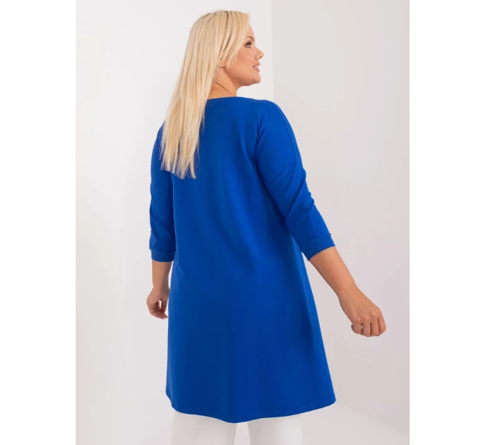 Tunika RV TU model 20190671 kobaltowy - FPrice Tunika RV TU model 20190671 kobaltowy - FPrice