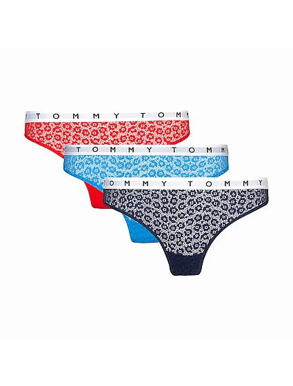 Dámske čipkované tangá 3 Pack UW0UW02524-0V7 - Tommy Hilfiger Dámske čipkované tangá 3 Pack UW0UW02524-0V7 - Tommy Hilfiger