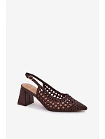 Sandále na podpätku model 226505 Krok vo veľkom štýle Sandále na podpätku model 226505 Krok vo veľkom štýle