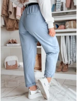 Dámské kalhoty chinos s páskem modrá Dstreet model 21986261 - FashionStreet
