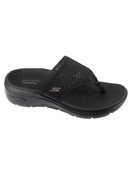 Sandály Skechers Go Walk Arch Fit 2.0 – Carrie 140861-BBK, černé, velikost 36 Sandály Skechers Go Walk Arch Fit 2.0 – Carrie 140861-BBK, černé, velikost 36
