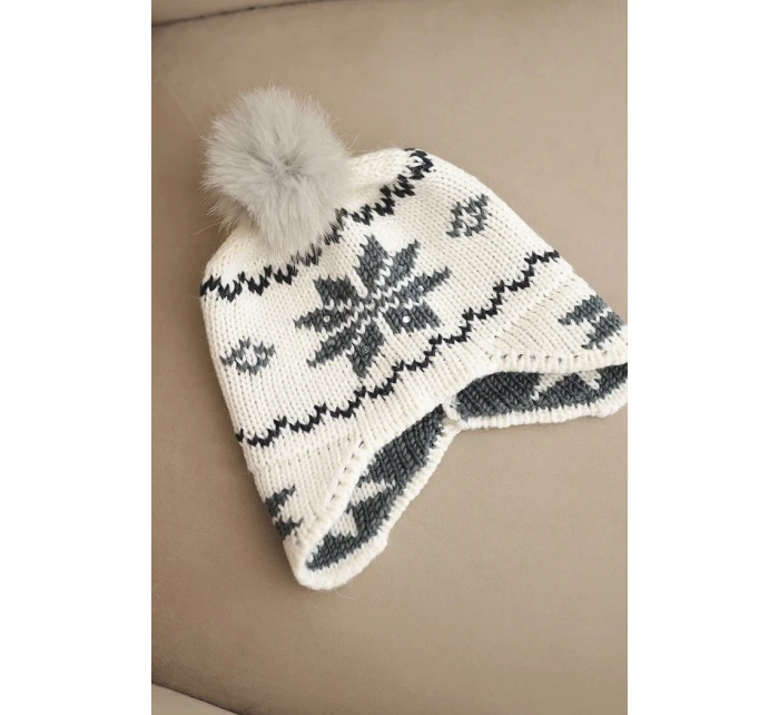 Čepice s rolováním Magda K293 camel