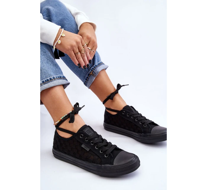 Klasyczne Niskie Trampki Big Star LL274072 Czarne