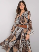 Šaty LC SK 22K 3038.78P čierna a béžová