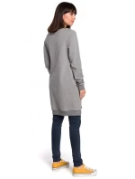 Tunika nadměrné velikosti s boky  zelená model 15099615 - BeWear