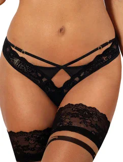 Sexy tanga model 17680190 černá - Axami