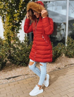 Dámska zimná bunda TERIS červená FashionStreet TY3097