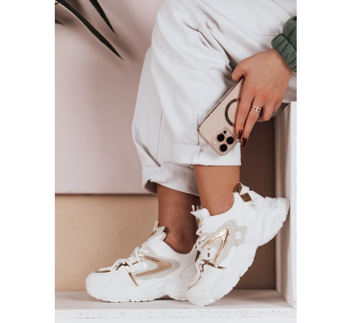 Dámske tenisky SPARKGLAM white FashionStreet ZY0635 Dámske tenisky SPARKGLAM white FashionStreet ZY0635