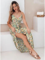 maxi šaty se a květy model 21990244 - Dstreet