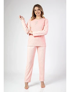 Dámske pyžamo Regina 677 long/r froté S-XL