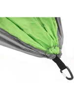 CHLADNÝ TURISTICKÝ HAMMAK PRE 2 OSOBY 300x140 cm S ODSTRAŇOVATEĽNÝM MOSKETOM