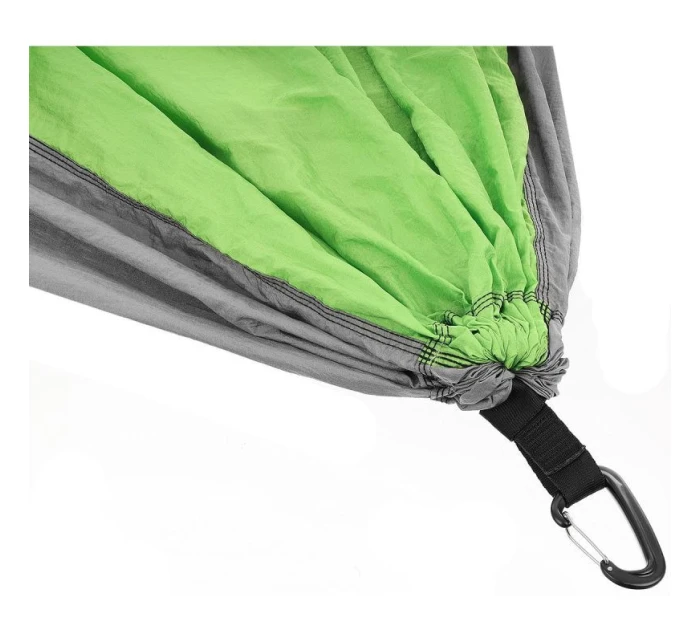 CHLADNÝ TURISTICKÝ HAMMAK PRE 2 OSOBY 300x140 cm S ODSTRAŇOVATEĽNÝM MOSKETOM