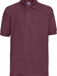 Russell Athletic 599B Detské polo tričko z hrubej bavlny 10.599B, bordová farba
