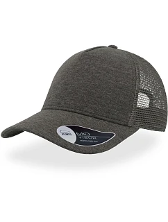 Rapper Jersey 5 panelová Trucker kšiltovka dark grey model 22478783 - Atlantis Headwear