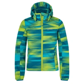 Chlapčenská softshellová bunda Ravio-j tyrkysová - Kilpi